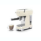 Alternate image 1 for Smeg&reg; 15 Bar 50&#39;s Retro Style Manual Espresso Coffee Machine in Cream