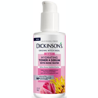 Dickinson's&reg; 4 fl. oz. 4-in-1 Hydrating Toner + Serum with Rose Water. View a larger version of this product image.