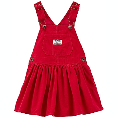OshKosh B&#39;gosh&reg; Corduroy Jumper Dress in Red. View a larger version of this product image.