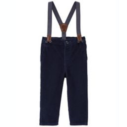 OshKosh B'gosh® Slim Fit Corduroy Suspenders in Navy