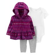 carter's&reg; 3-Piece Little Jacket Set in Purple