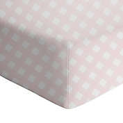 Living Textiles&reg; Fly Away Gingham Multicolor Fitted Crib Sheet