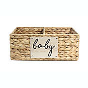 Taylor Madison Basket with Divider and Baby Icon in Natural