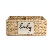 Taylor Madison Basket with Divider and Baby Icon in Natural
