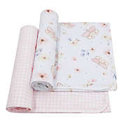 Living Textiles Baby 2-Pack Fly Away Cotton Jersey Swaddles