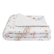 Living Textiles&reg; Fly Away Butterflies 2-Layer Reversible Multicolor Baby Blanket