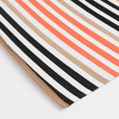 Simply Essential&trade; Coney Island 5' x 7' Indoor/Outdoor Area Rug in Orange. View a larger version of this product image.