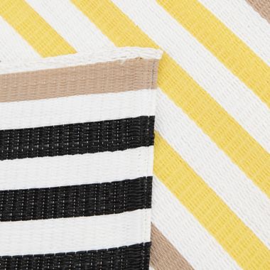 Simply Essential&trade; Coney Island 6' x 9' Indoor/Outdoor Area Rug in Yellow. View a larger version of this product image.