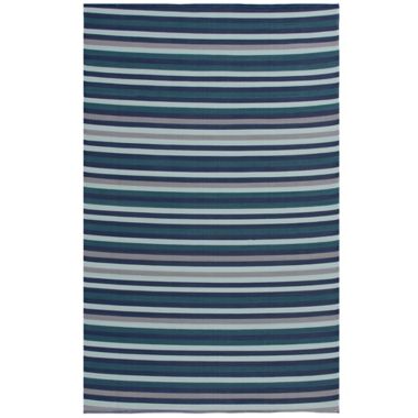 Simply Essential&trade; Coney Island 6' x 9' Indoor/OutdoorArea Rug in Teal. View a larger version of this product image.