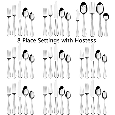 Nevaeh Grand&trade; by Fitz and Floyd&reg; 45-Piece Flatware Set. View a larger version of this product image.