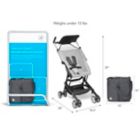 Alternate image 9 for Munchkin&reg; Sparrow&trade; Ultra Compact Stroller in Grey