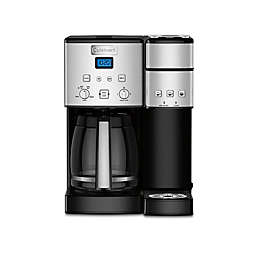 Cuisinart® 12-Cup Coffee Maker and Single-Serve Brewer in Silver/Black