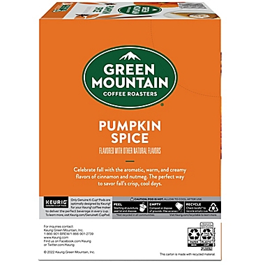 Green Mountain Coffee&reg; Pumpkin Spice Coffee Keurig&reg; K-Cup&reg; Pods 24-Count. View a larger version of this product image.