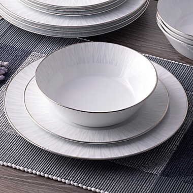 Noritake&reg; Glacier Platinum Dinnerware Collection. View a larger version of this product image.