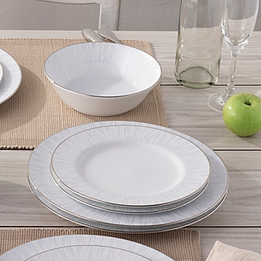 Noritake&reg; Glacier Platinum Dinnerware Collection. View a larger version of this product image.