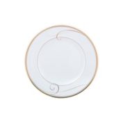 Noritake&reg; Golden Wave Salad Plates in Gold/White (Set of 4)