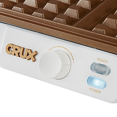 CRUX&reg; 4-Slice Waffle Maker in White. View a larger version of this product image.