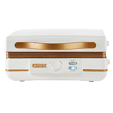 CRUX&reg; 4-Slice Waffle Maker in White. View a larger version of this product image.