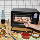 Alternate image 1 for CRUX 6-Slice Digital Toaster Oven with Air Fryer in Black