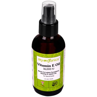 Sky Organics&trade; 4 fl. oz Organic Vitamin E Oil. View a larger version of this product image.