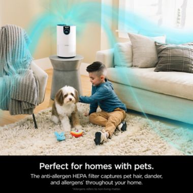 Shark&reg; Air Purifier with Nanoseal HEPA in White. View a larger version of this product image.