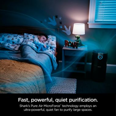 Shark Air Purifier MAX with True NanoSeal HEPA in Black. View a larger version of this product image.