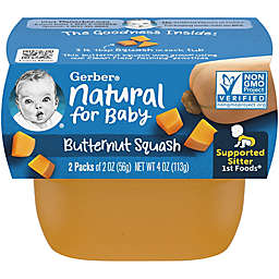 Gerber® 2-Pack 2 oz. 1st Foods Butternut Squash Baby Food Tubs