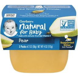 Gerber® 2-Pack 2 oz. 1st Foods Pear Baby Food Tubs