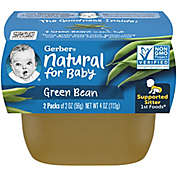 Gerber&reg; 2-Pack 2 oz. 1st Foods Green Bean Baby Food Tubs