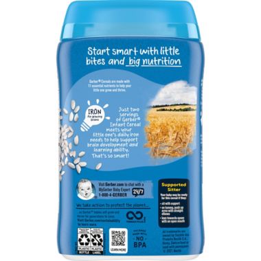 Gerber&reg; 8 oz. Single Grain Rice Cereal. View a larger version of this product image.