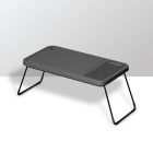 Alternate image 4 for Sharper Image&reg; Laptop Storage Desk with Qi Charging in Grey