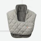 Alternate image 1 for Sharper Image&reg; Weighted Neck and Back Heat Massager Wrap in Grey