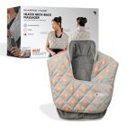 Alternate image 0 for Sharper Image&reg; Weighted Neck and Back Heat Massager Wrap in Grey