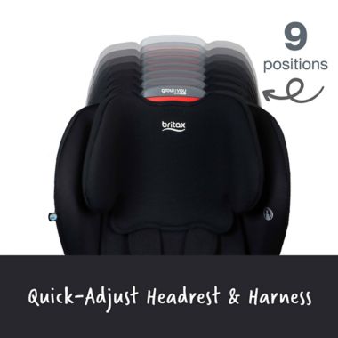 Britax&reg; Grow With You&trade; ClickTight&reg; Harness-2-Booster Car Seat in Black Contour. View a larger version of this product image.