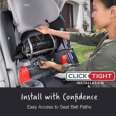 Britax&reg; Grow With You&trade; ClickTight&reg; Harness-2-Booster Car Seat in Black Contour. View a larger version of this product image.