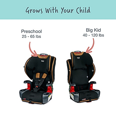 Britax&reg; Grow With You&trade; ClickTight&reg; Highback Booster Car Seat in Ace Black. View a larger version of this product image.