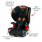 Alternate image 5 for Britax&reg; Grow With You&trade; ClickTight&reg; Highback Booster Car Seat in Ace Black