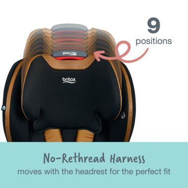 Britax&reg; Grow With You&trade; ClickTight&reg; Highback Booster Car Seat in Ace Black. View a larger version of this product image.