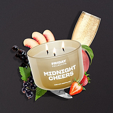 Friday Collective&trade; Midnight Cheers 13.5 oz. 3-Wick Candle. View a larger version of this product image.