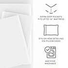 Alternate image 4 for Home Collection Solid Twin Sheet Set in White