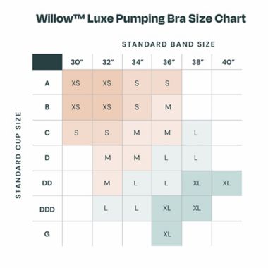 Willow&trade; Luxe X-Large Pumping Bra in Champagne. View a larger version of this product image.
