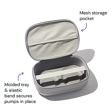 Willow&trade; Pump Anywhere Breast Pump Travel Case in Grey. View a larger version of this product image.