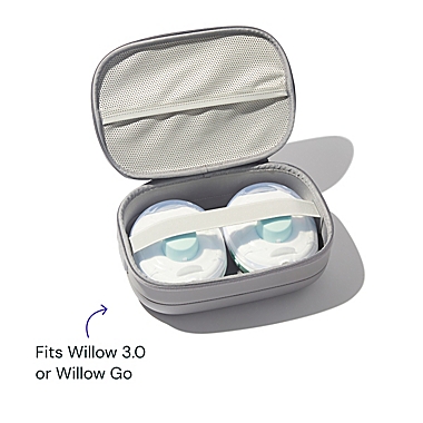 Willow&trade; Pump Anywhere Breast Pump Travel Case in Grey. View a larger version of this product image.