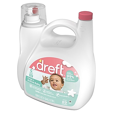 Dreft Stage 2: Active Baby 128 fl. oz. Liquid Laundry Detergent (89 Loads). View a larger version of this product image.