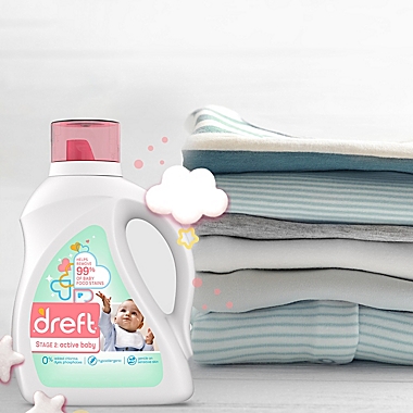 Dreft Stage 2: Active Baby 46 fl. oz. Liquid Laundry Detergent (32 Loads). View a larger version of this product image.