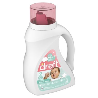 Dreft Stage 2: Active Baby 46 fl. oz. Liquid Laundry Detergent (32 Loads). View a larger version of this product image.