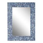 Alternate image 0 for Ridge Road D&eacute;cor Shell Mosaic Wall Mirror in Blue