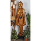 Alternate image 12 for Ridge Road D&eacute;cor Standing Buddha Statue in Gold