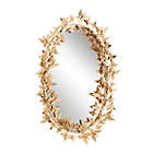 Alternate image 0 for Ridge Road Decor Butterfly 41-Inch x 25-Inch Hanging Wall Mirror in Gold