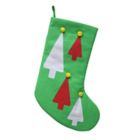 Alternate image 0 for H for Happy&trade; 18-Inch Classic Holiday Stocking in Green/White